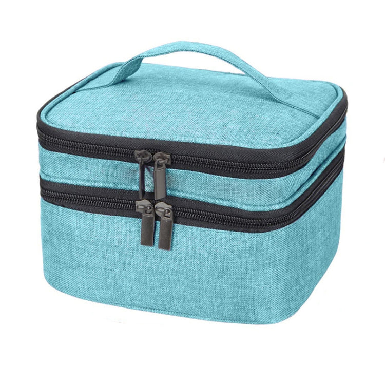 Sponge Liner Cosmetic Storage Box Portable Storage Box — Pink