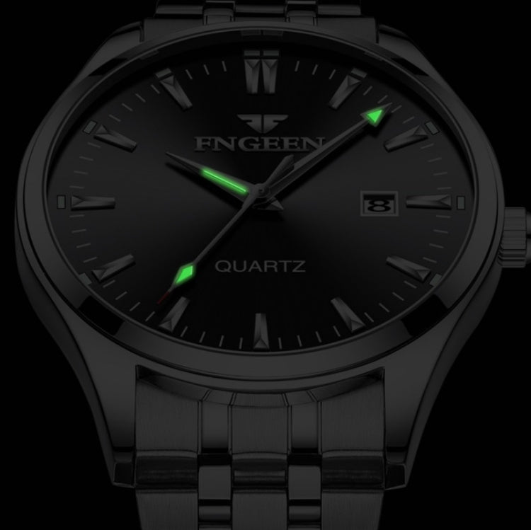 FNGEEN 2111 Men Simple Luminous Calendar Quartz Watch