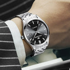 FNGEEN 2111 Men Simple Luminous Calendar Quartz Watch