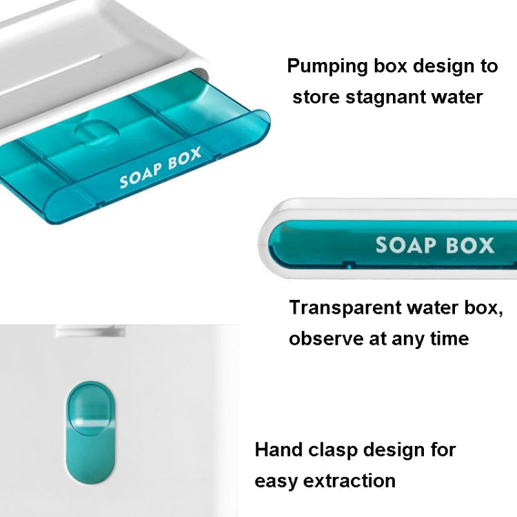 Double-Layer Drain Soap Box Bathroom Without Perforation Wall-Mounted Creative Drain Rack — view 5