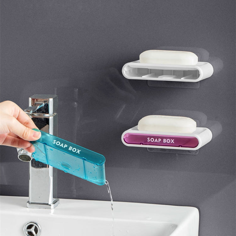 Double-Layer Drain Soap Box Bathroom Without Perforation Wall-Mounted Creative Drain Rack — view 7