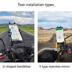 Motorcycle Multi-Function Mobile Phone Holder Adjustable Universal Locomotive Riding Anti-Shake Fixed Equipment