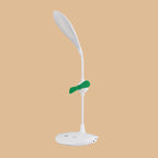 WS-8010 LED Fan Desk Lamp Bedside Desk USB Folding Desk Lamp