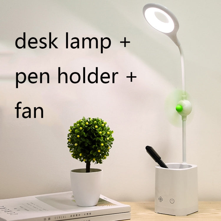 WS-8010 LED Fan Desk Lamp Bedside Desk USB Folding Desk Lamp — view 11