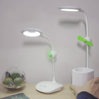 WS-8010 LED Fan Desk Lamp Bedside Desk USB Folding Desk Lamp — view 13