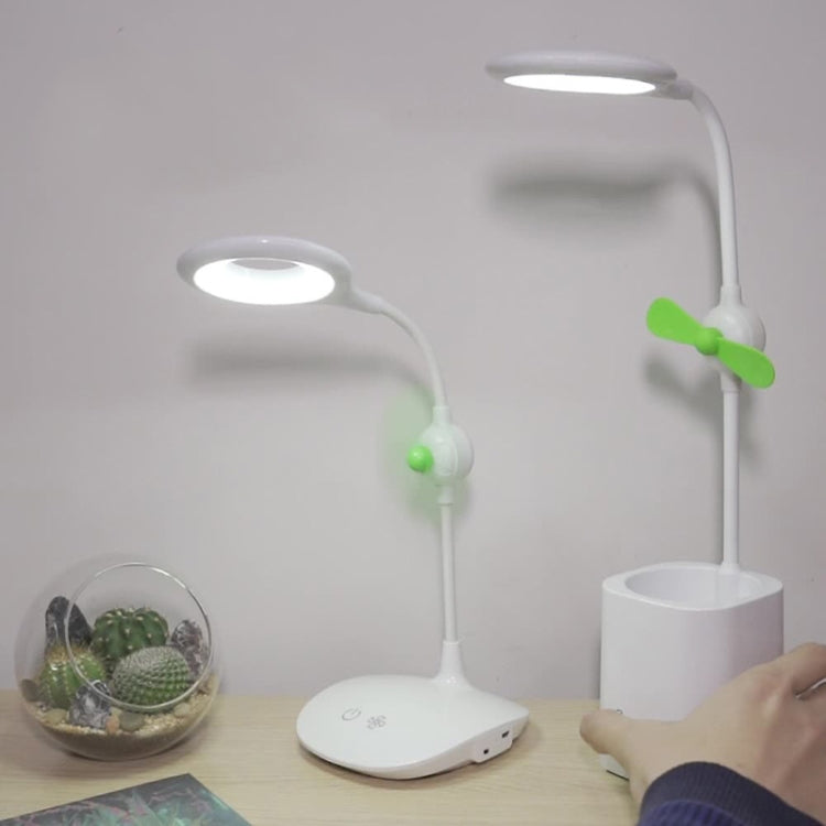 WS-8010 LED Fan Desk Lamp Bedside Desk USB Folding Desk Lamp — view 13