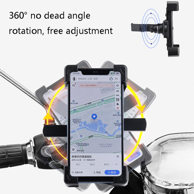 WHEEL UP Bicycle Automatic Bracket Motorcycle Mobile Phone Bicycle Navigation Rack