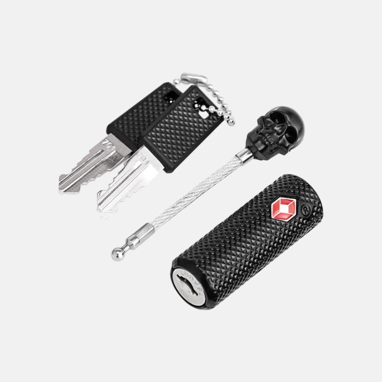 Customs Lock Wire Rope Padlock Skull Customs Code Lock