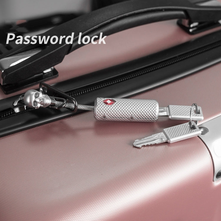 Customs Lock Wire Rope Padlock Skull Customs Code Lock