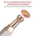 Two In One USB Rechargeable Lipstick Shaver Lady Eyebrow Trimmer