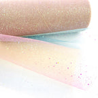 Glitter Rainbow Net Yarn Roll for Photo Background / Desktop Decoration / Skirt, Length: 9m, Width: 15cm