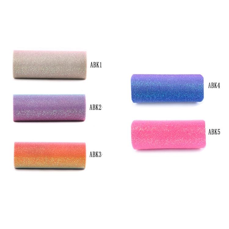 Glitter Rainbow Net Yarn Roll for Photo Background / Desktop Decoration / Skirt, Length: 9m, Width: 15cm