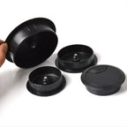 ABS Plastic Round Cable Box Computer Desk Cable Hole Cover, Specification: 80mm (White) — 50mm (Black)
