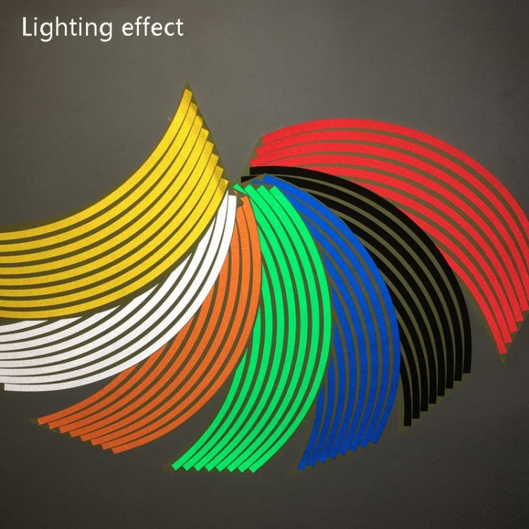 Motorcycle 18inch Wheel Stickers Modified Wheel Reflective Stickers