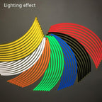 Motorcycle 18inch Wheel Stickers Modified Wheel Reflective Stickers