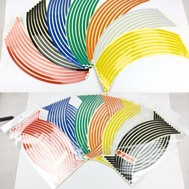Motorcycle 18inch Wheel Stickers Modified Wheel Reflective Stickers