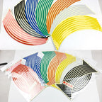 Motorcycle 18inch Wheel Stickers Modified Wheel Reflective Stickers