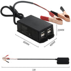 12/24V 4 USB Interface Motorcycle Car Mobile Phone Charger — view 3