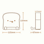F-L-01 Toast Bread Night Light With Mobile Phone Holder Children Bedroom Timing Sleep Light — Gluttonous