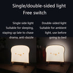 F-L-01 Toast Bread Night Light With Mobile Phone Holder Children Bedroom Timing Sleep Light — view 11