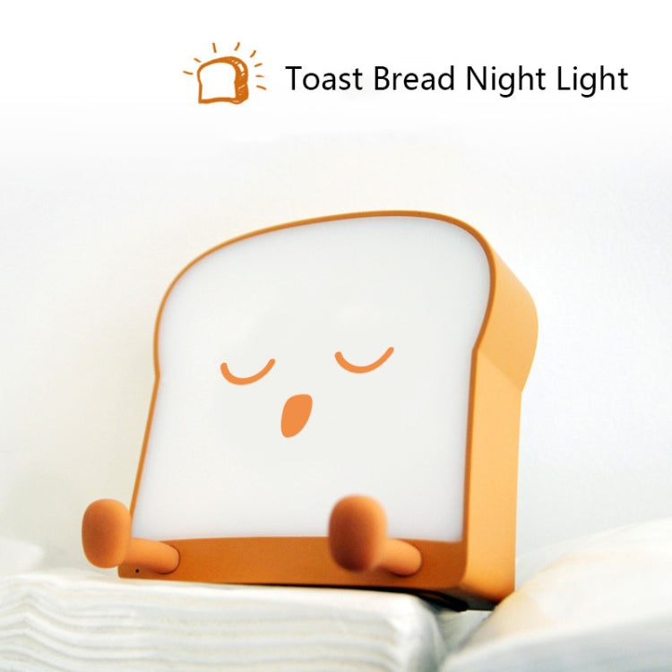 F-L-01 Toast Bread Night Light With Mobile Phone Holder Children Bedroom Timing Sleep Light — view 12