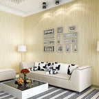 Modern Minimalist Bedroom Living Room Self-Adhesive Non-Woven Wallpaper Sticker — 7062  Cream Color