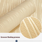 Modern Minimalist Bedroom Living Room Self-Adhesive Non-Woven Wallpaper Sticker — view 11