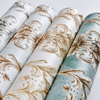 3D Pattern Wallpaper Damascus Self-Adhesive Wallpaper Non-Woven Embossed Deep Embossed Background Wall Paper — view 6