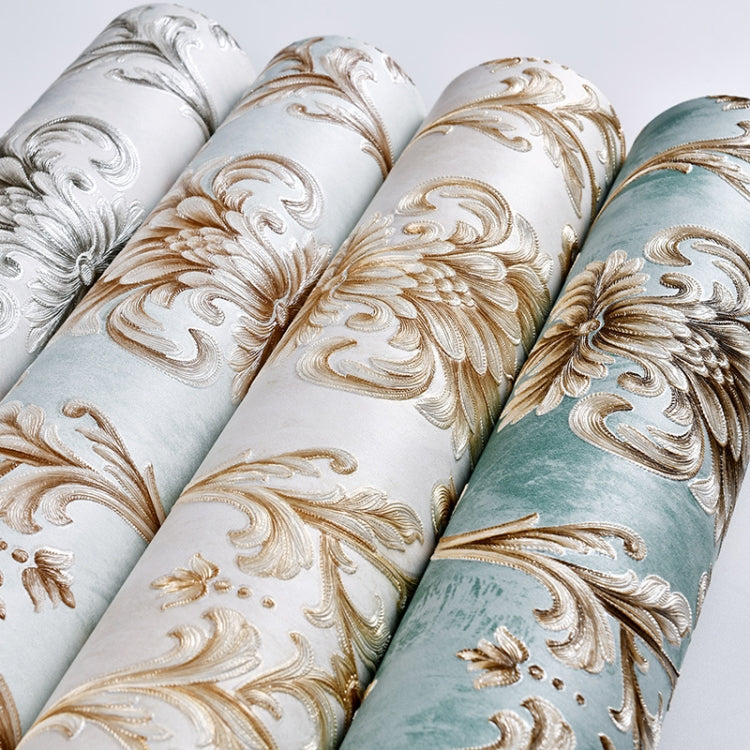 3D Pattern Wallpaper Damascus Self-Adhesive Wallpaper Non-Woven Embossed Deep Embossed Background Wall Paper — view 6