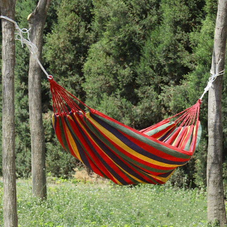 Thick Canvas Hammock Field Rollover Prevention Outdoor Hammock Swing
