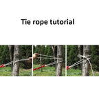Thick Canvas Hammock Field Rollover Prevention Outdoor Hammock Swing