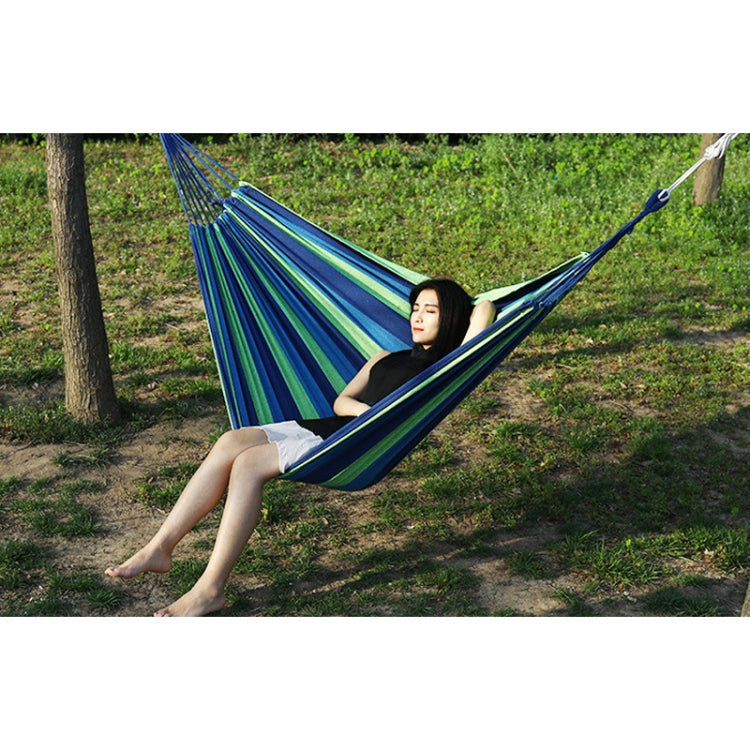 Thick Canvas Hammock Field Rollover Prevention Outdoor Hammock Swing