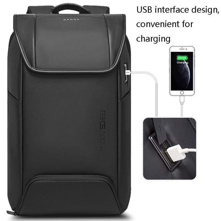BANGE Men Anti-Theft Backpack Waterproof Large-Capacity Backpack Computer Bag — view 7