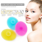 10pcs Cleaning Pad Wash Face Facial Exfoliating Brush SPA Skin Scrub Cleanser Tool