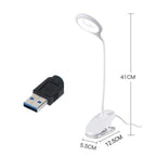 LED Table Lamp Bedroom Bedside Lamp Children Eye Protection Learning Lamp — 7013B Direct Charge without Battery