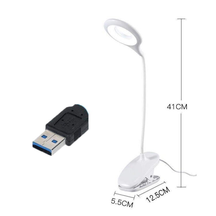 LED Table Lamp Bedroom Bedside Lamp Children Eye Protection Learning Lamp — 7013B Direct Charge without Battery