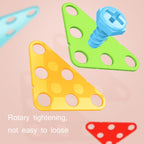 Children Screw-Tightening Electric Drill Toy Manual Assembly Toolbox, Style: — view 17