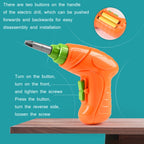 Children Screw-Tightening Electric Drill Toy Manual Assembly Toolbox, Style: — view 18