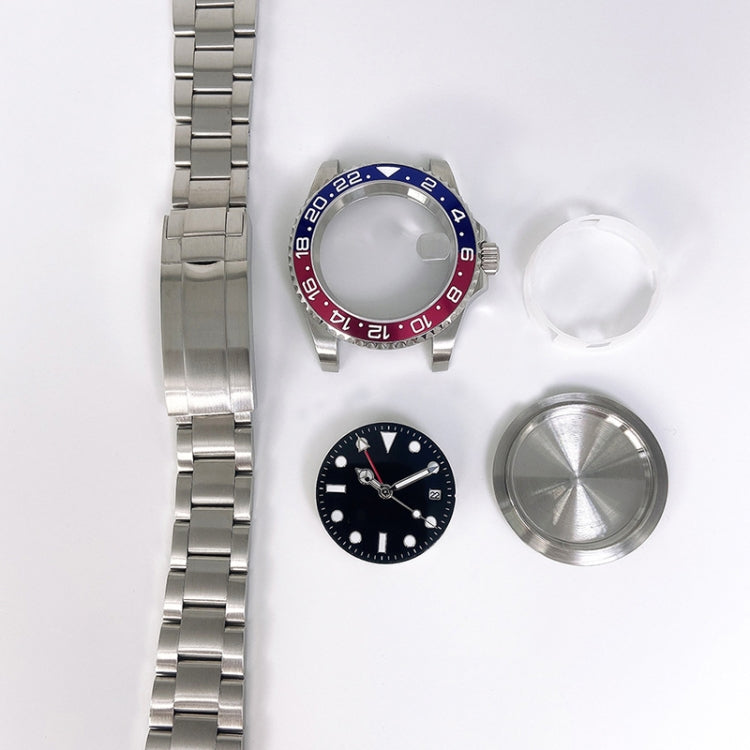 For ETA2836/Pearl 3804 Movement 867 GMT Watch Accessories 40MM Stainless Steel Case