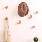 Wood Wall Hook Porch Sticky Coat Hook — view 4