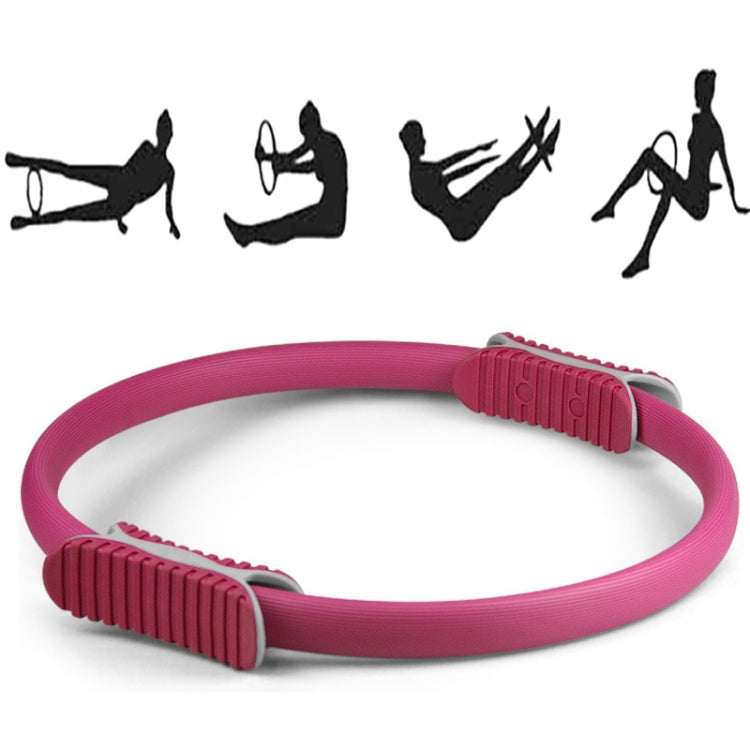 Yoga Pilates Ring Yoga Body Fitness Magic Circle, Inner Diameter: 32cm — 32cm Red