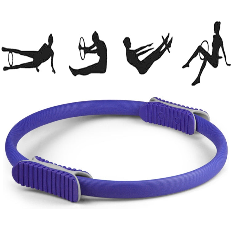 Yoga Pilates Ring Yoga Body Fitness Magic Circle, Inner Diameter: 32cm — 32cm Purple