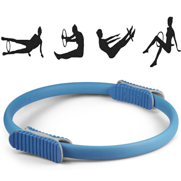 Yoga Pilates Ring Yoga Body Fitness Magic Circle, Inner Diameter: 32cm — 32cm Blue