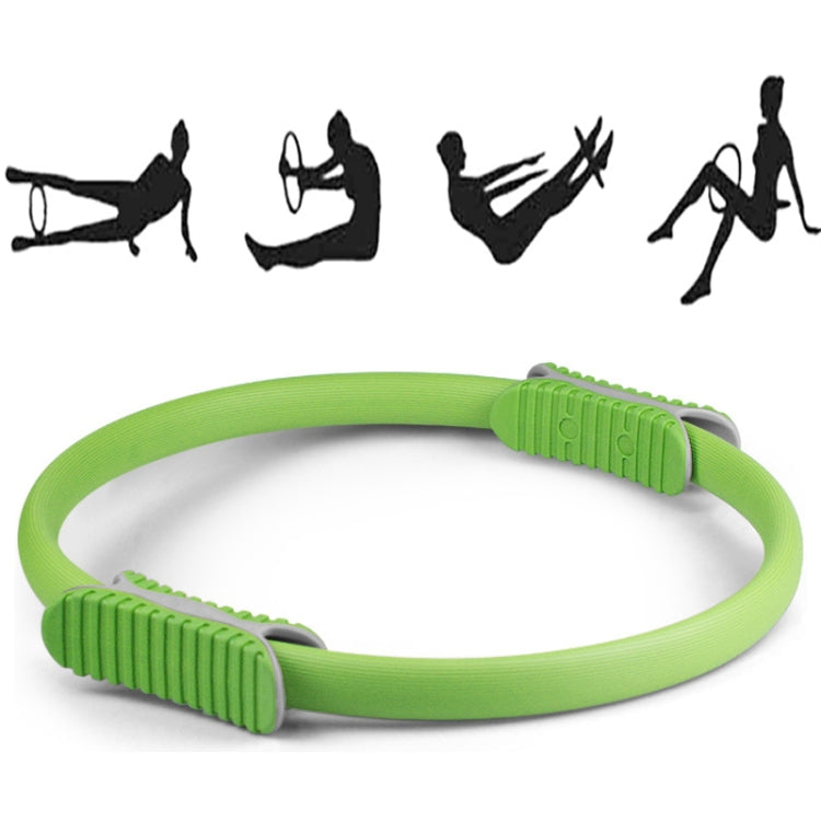 Yoga Pilates Ring Yoga Body Fitness Magic Circle, Inner Diameter: 32cm — 32cm Green