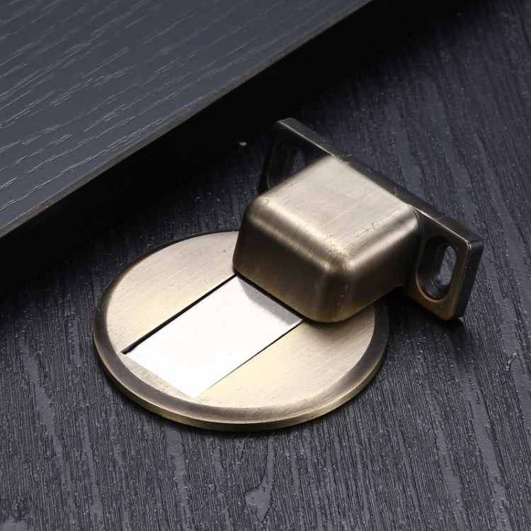 Zinc Alloy Non-Perforated Suction Silent Strong Magnetic Door Stopper — Bronze