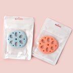 M010093 Silicone Lotus Root Tablets Baby Soothing Teether Children Molars Toys Maternal And Child Supplies, Colour: Beige With Lanyard