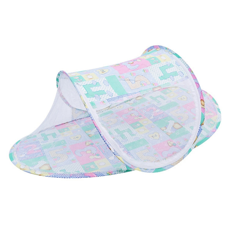 WZ-001 Multifunctional Cartoon Boat-shaped Children Folding Zipper Mosquito Net
