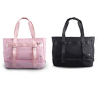 F3613W Large Capacity Sports Bag With USB Convenient Shoulder Bag — Pink