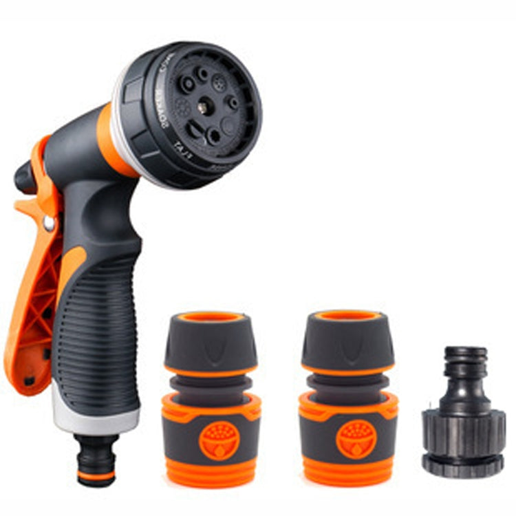 Plastic Household Flower Garden Watering Sprinkler — With Rubber Quick Connector+Threaded Connector