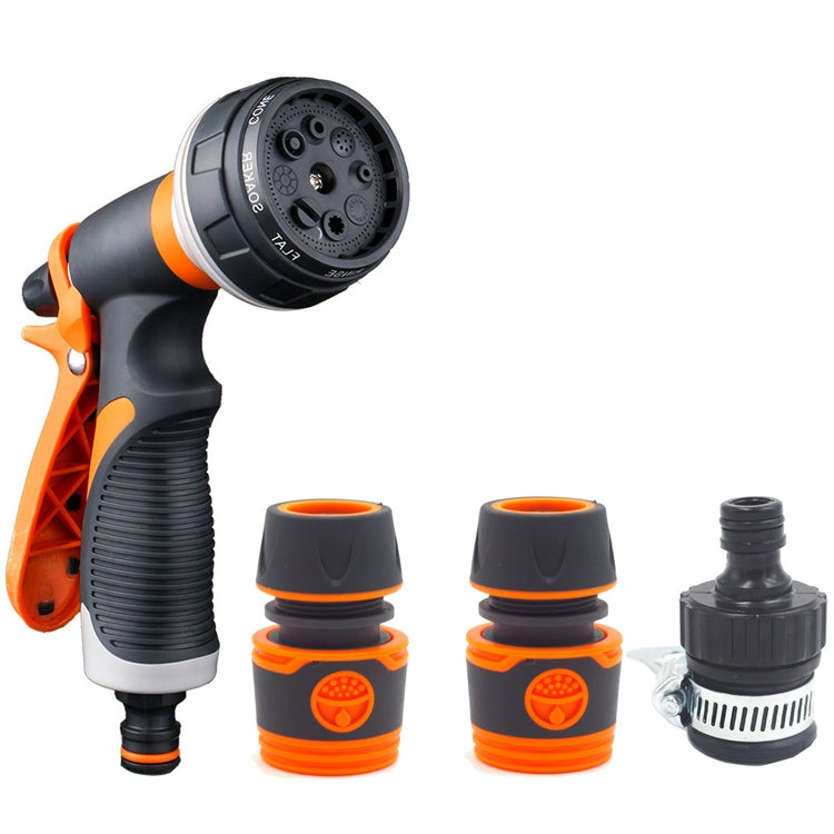 Plastic Household Flower Garden Watering Sprinkler — With Rubber Quick Connector+Universal Connector